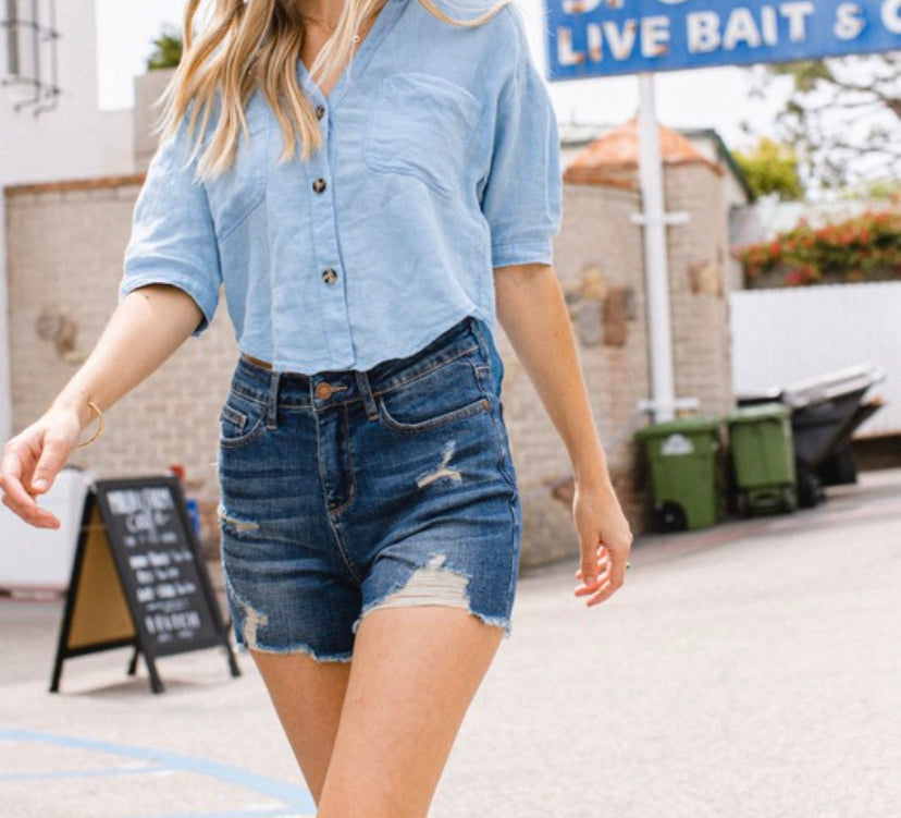 Dani Distressed Shorts