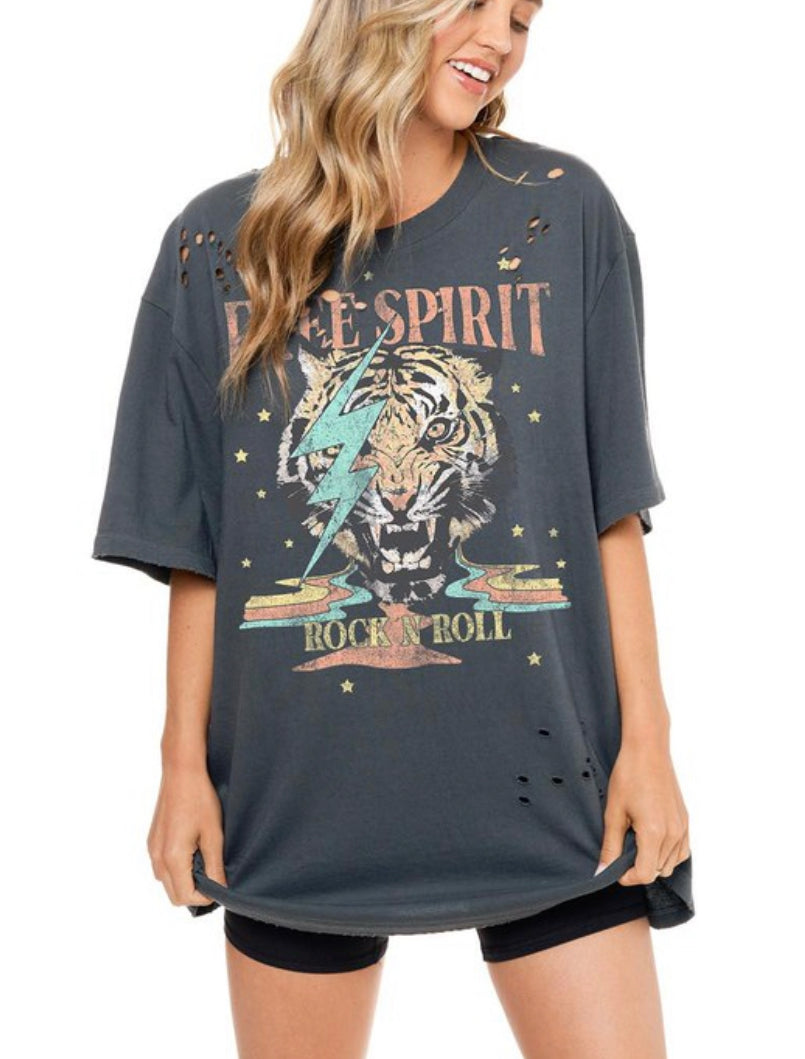 Free Spirit Distressed Tee