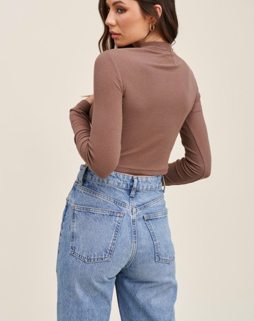 Josie Cropped Long Sleeve