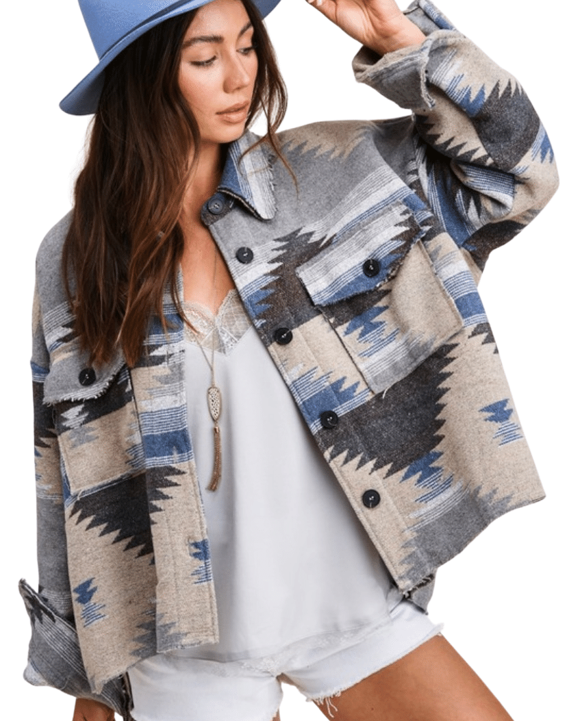 Aztec Distressed Jacket