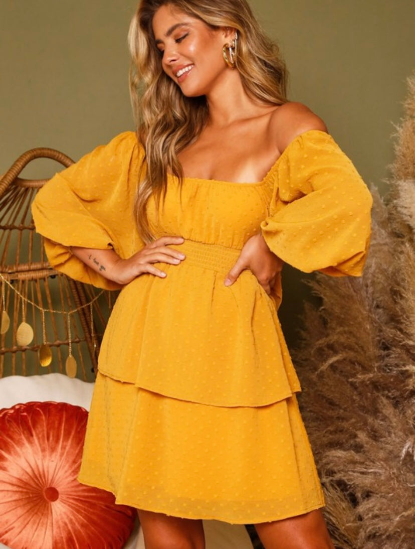 off the shoulder fall dress