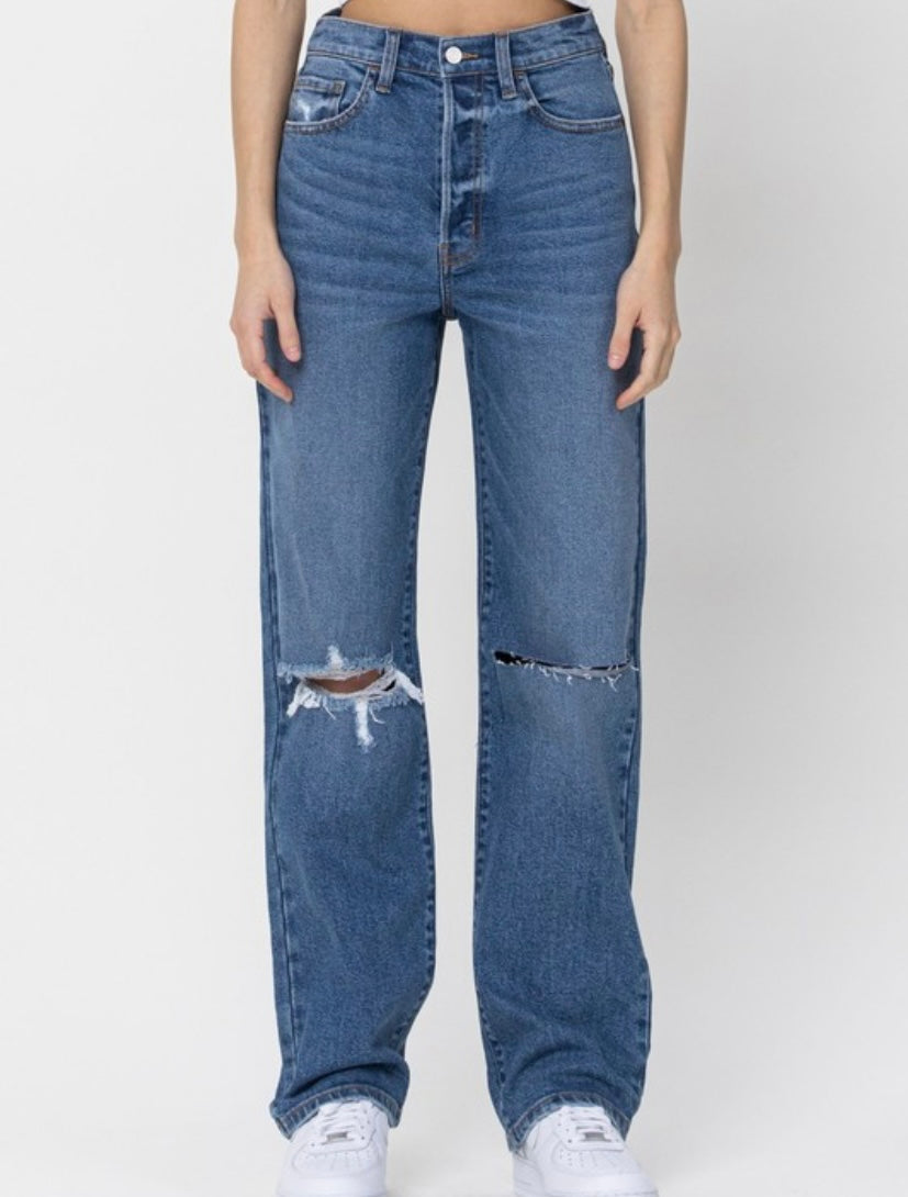 Hayden Super High Rise Dad Jean