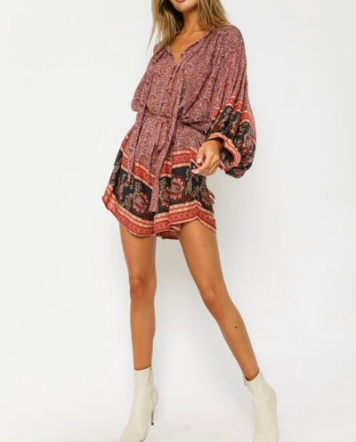 Havana Long Sleeve Romper
