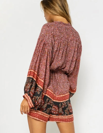 Havana Long Sleeve Romper